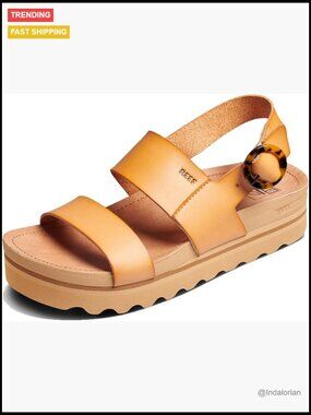 Vegan Leather Platform Sandals with Arch Support Footbed